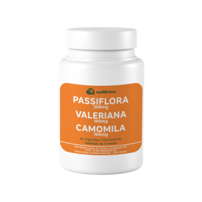 PASSIFLORA + CAMOMILA + VALERIANA